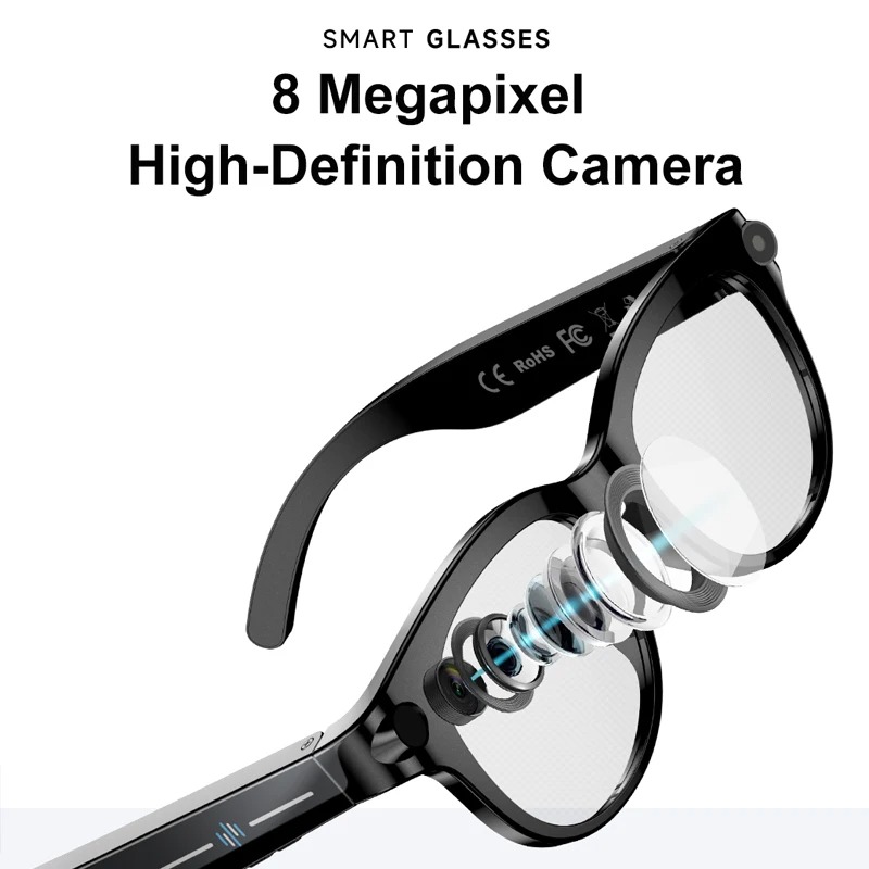 2026 AIスマートグラス 8Kリモコンタッチフォトカメラ - Smart Glasses Lens のレビューと価格